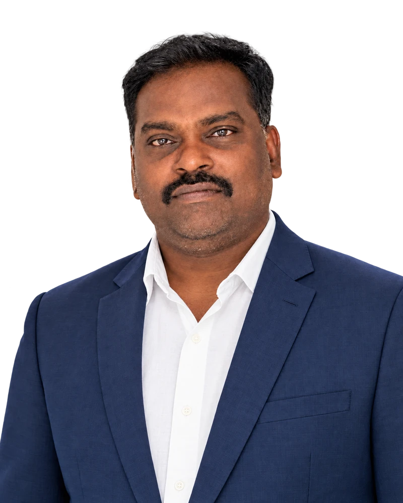 Professional portrait of Peram Sombabu